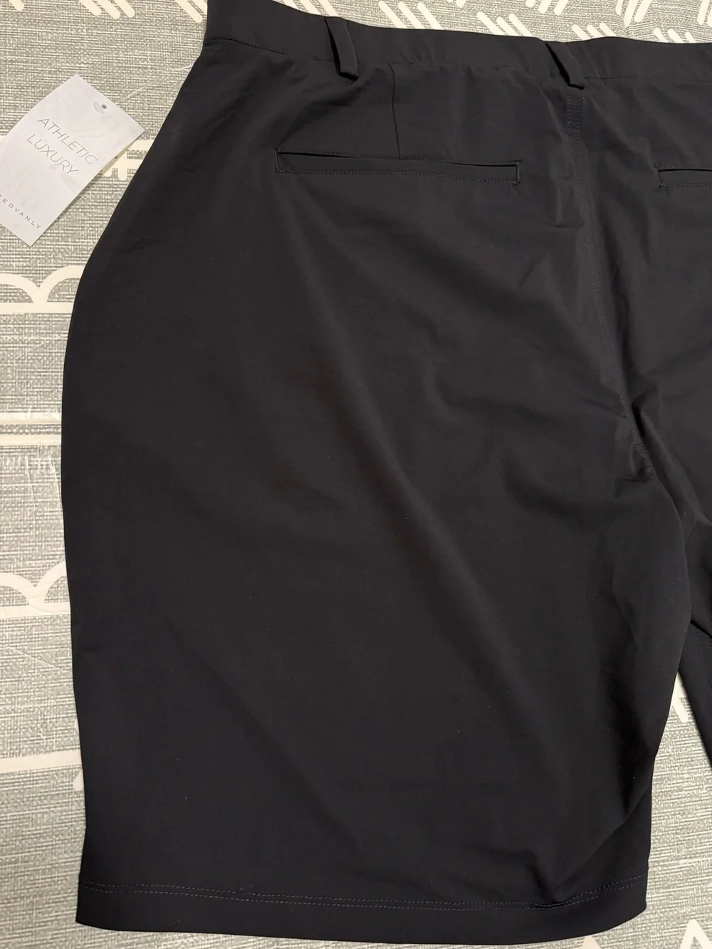 Redvanly Hanover Pull-On Shorts in Tuxedo Black XXL/9” inseam